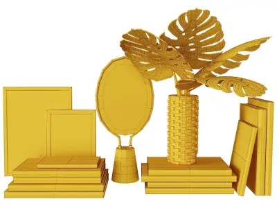 Decorative set 3D model