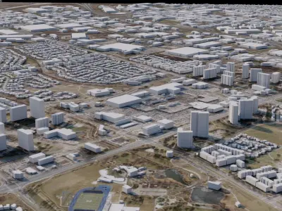 Brampton - Canada 3D model