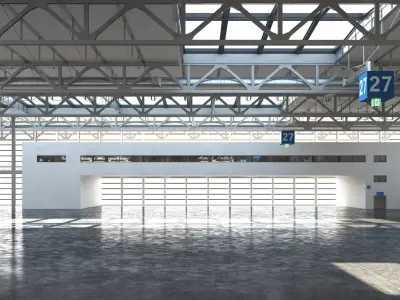  Exhibition Hall 3D model