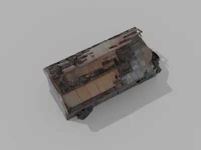 abandoned factory Low-poly 3D model purchase