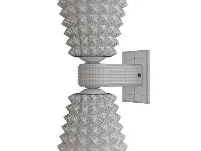 Murano Rostrato wall sconce Low-poly 3D model