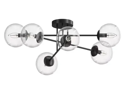 Glassy ceiling light 3D model