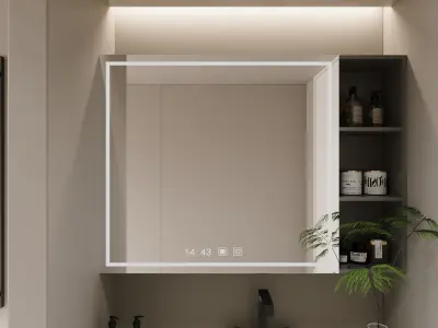 Bathroom full scene 3D model 3D model