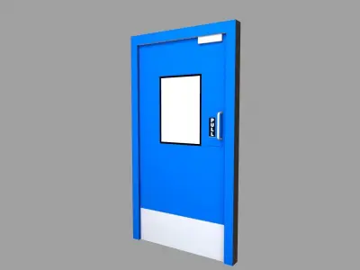 Door 3D Model Low-poly 3D model