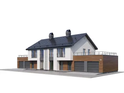 Cottage V1 3D model
