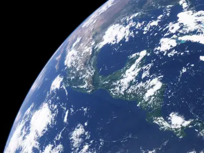 Earth 42K - C4D Octane 3D model