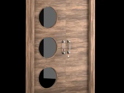 Exterior Large Doors 3D model buy