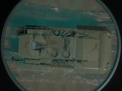 Russian T15 infantry fighting vehicle Low-poly 3D model