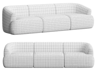 Modular Sofa 3D model buy