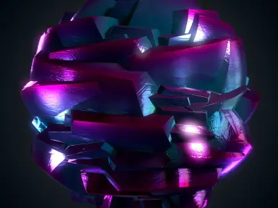 Crystal material VOL 21 - Maps - Sbsar Texture