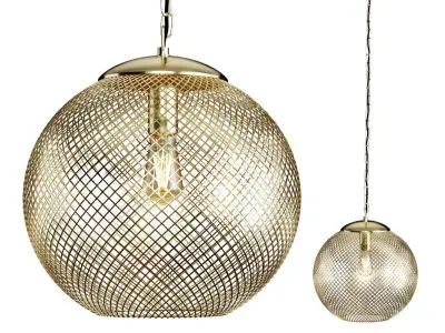 Zarahome metal lamp 3D model