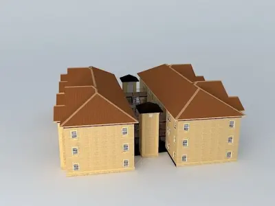 Paladian Village Apartments Free 3D model