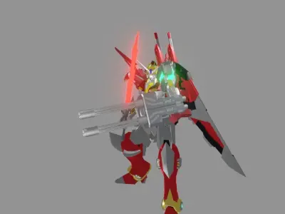 The Mecha Attacker 10 3D model