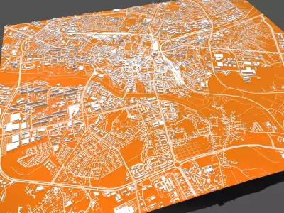 Cityscape Rzeszow Poland 3D model