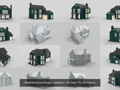 British House Design Collection 1-20 Pack T3