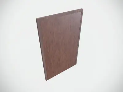 Wooden Door  Low-poly 3D model