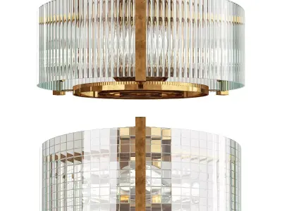 LUSSA chandelier  Low-poly 3D model