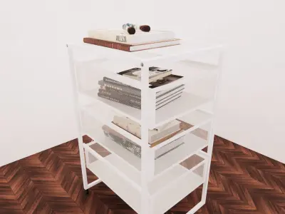 Drawer Desk IKEA LENNART 3D model