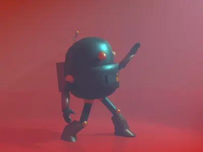 Tobio 37 Robot Model 3D model