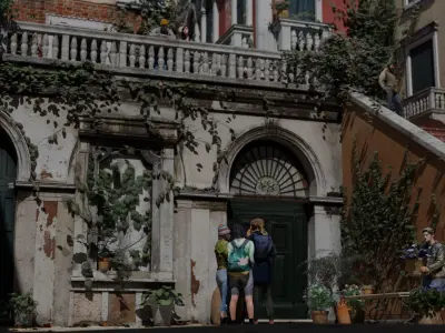 Italian Venetian Gothic Scene Low-poly 3D model