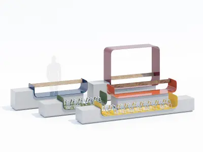 Urban mirror 3D model