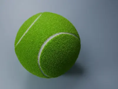 3D tennis ball  3D model