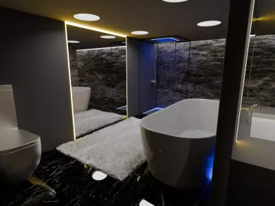 Hotel room 3D model shop