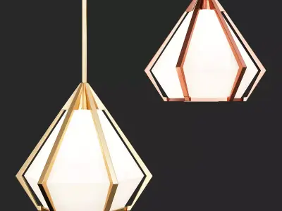 Harlow Pendant by Gabriel Scott Low-poly 3D model