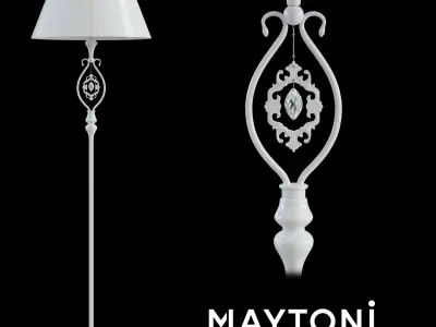 Floor lamp Passarinho ARM001-FL-01-W Maytoni Classic Free 3D model