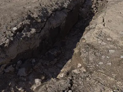 Ultra realistic Trench 3D model