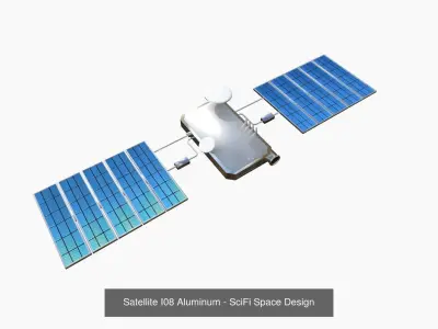10 Satellite I Collection - SciFi Space Design 3D Model Pack