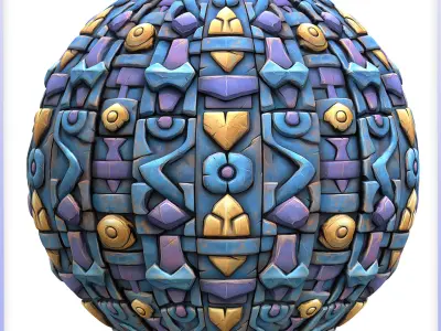 Stylized Wall Seamless Texture Texture 25