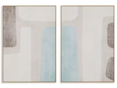 Abstract Painting Frame set 3D model 892
