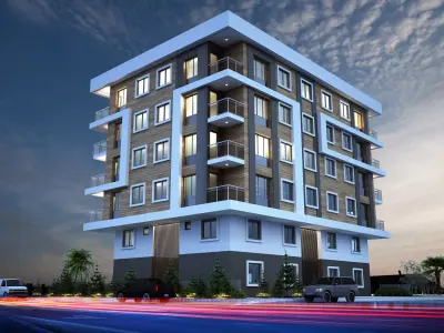 2 BLOCKS HOUSING 3D model