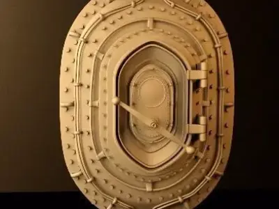 ship-door tank door 3D model