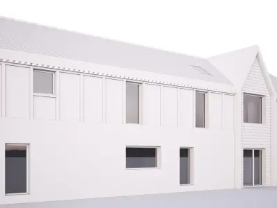 British House Horse and Groom 3D model