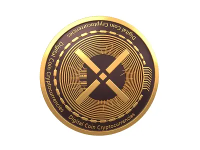Pundi X Coin v2 001 3D model
