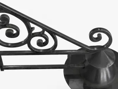 Street Light v5 Low-poly 3D model