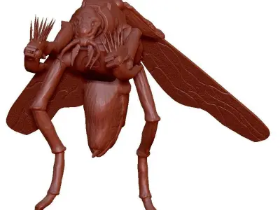 Insectoid Auxiliary Team 3D print model