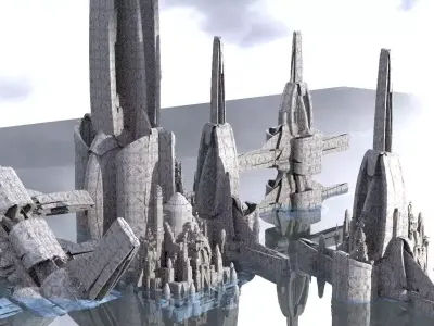 PowerStation City of clean power 3D model