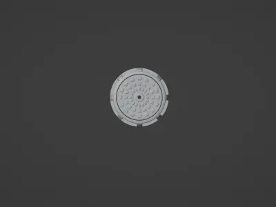 Manhole 3D print model