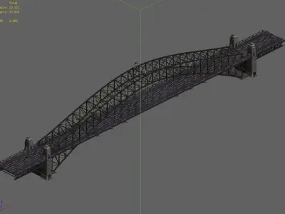 Future World - Sydney Bridge 3D model