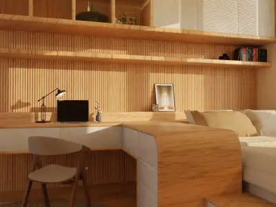 Bedroom  interior  3D model