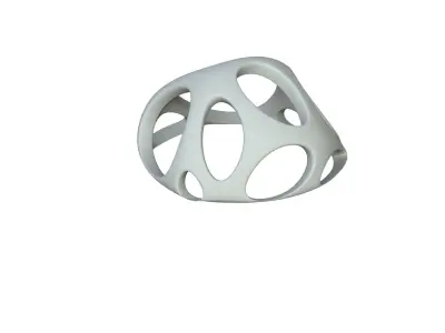 SciFi Cube Object No 47373 Low Poly Shape Low-poly 3D model