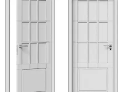 TOSCANA GRIGLIATO Interior door 6312 3D model