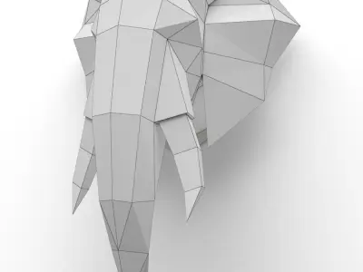 Sculpture Animals Safari Marokka 3D model