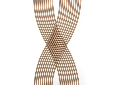 Bronze Radiator For Your Home 3D model