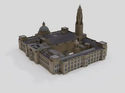 Cardiff City Hall 3D model