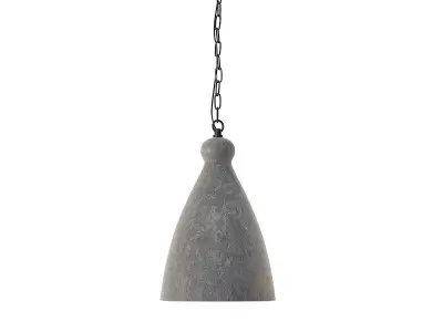 Bangor Cement Pendant Lamp Narrow 3D model