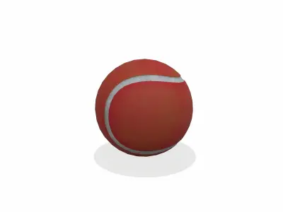  Tennis Ball Low-poly PBR 